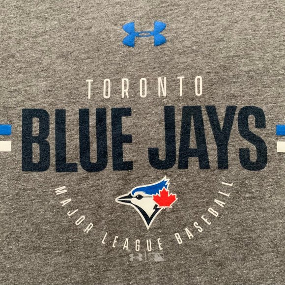 MLB Under Armour Toronto Blue Jays baseball Sleeve T-Shirt. Women's XL. - Picture 3 of 8